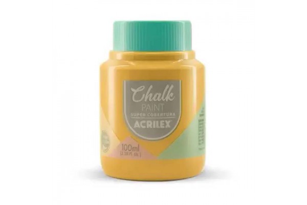 TINTA CHALK PAINT ACRILEX 100ML ACAFRAO